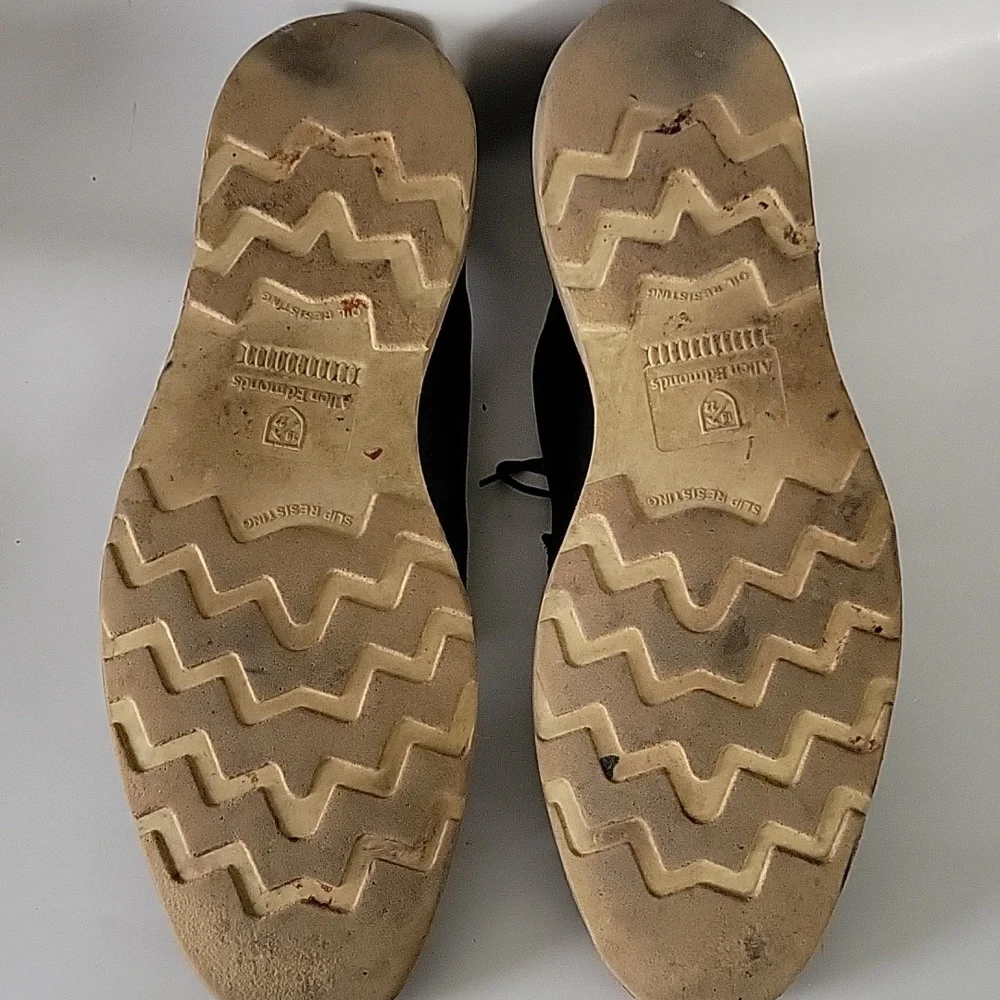 Allen Edmonds men's gray Cove Drive lace up shoes sz 13